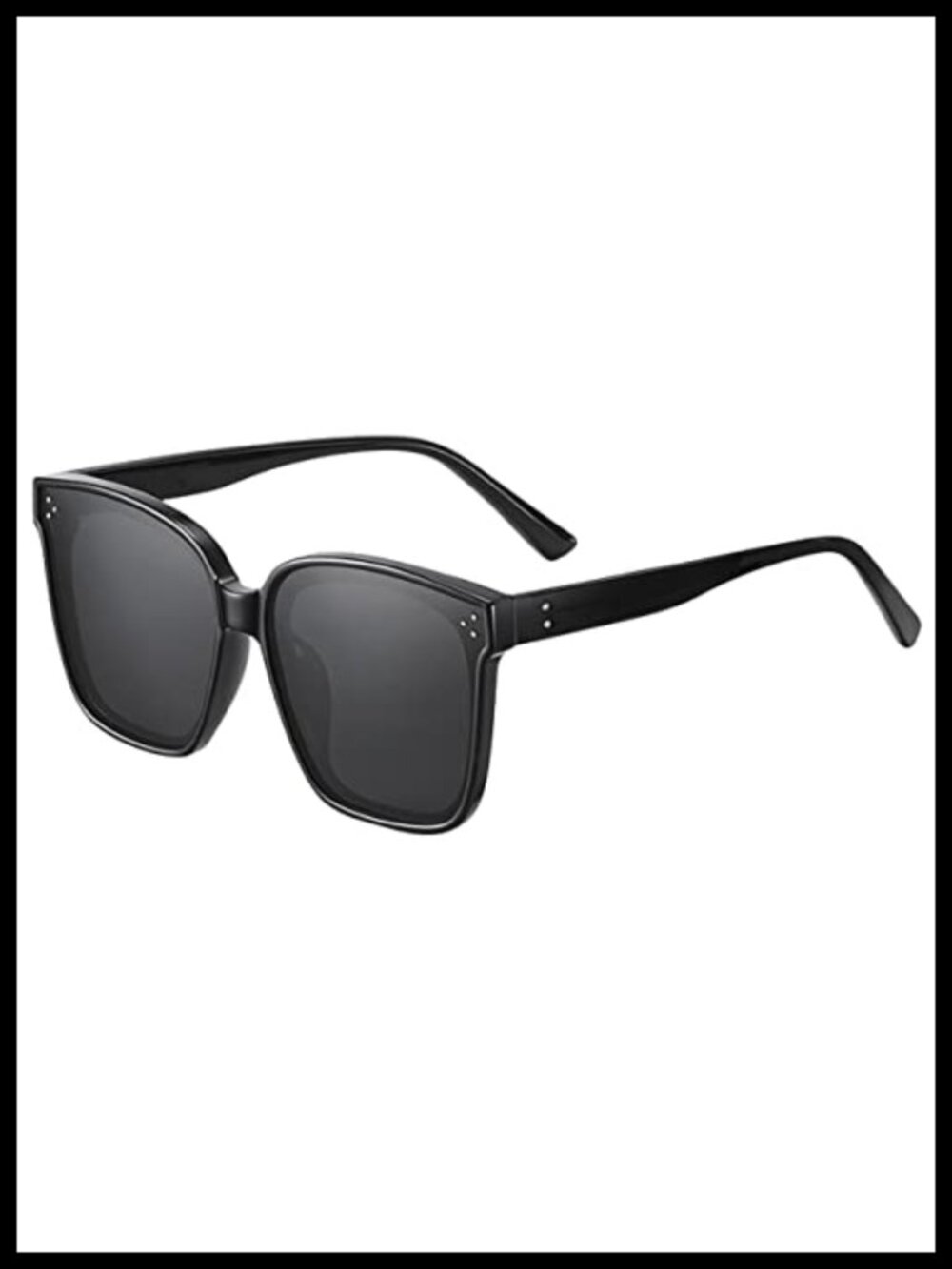 Polarized Oversized Square Sunglasses UV Protection for Women Men